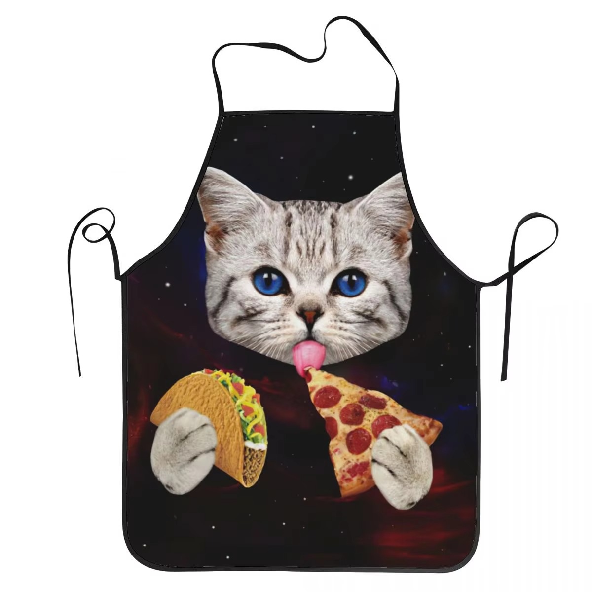 1PC Unisex Space Pizza Cat Apr - Home Cooking For Cats avaliação e preço