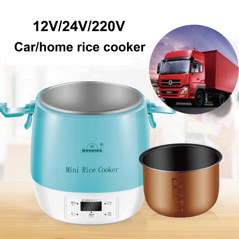 12V/24V/220V Car Rice Cooker H - Home Cooking Heater avaliação e preço