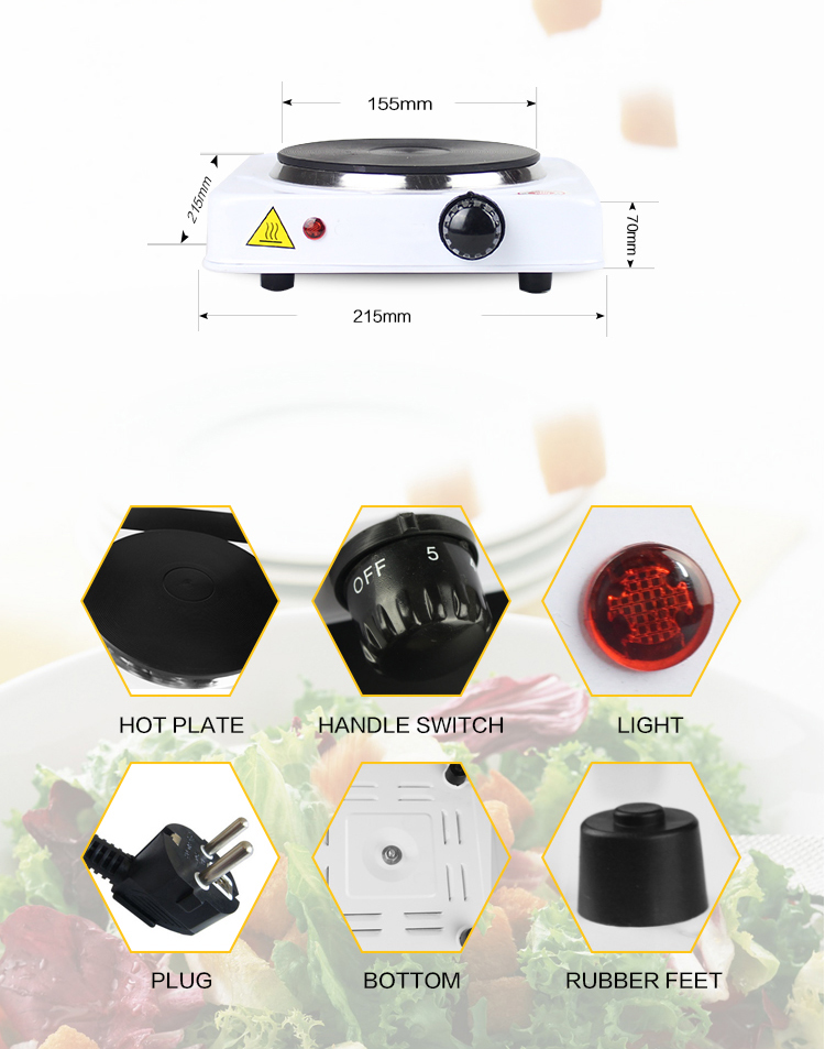 220V 1000W  EU Plug Electric I - Home Cooking Heater avaliação e preço