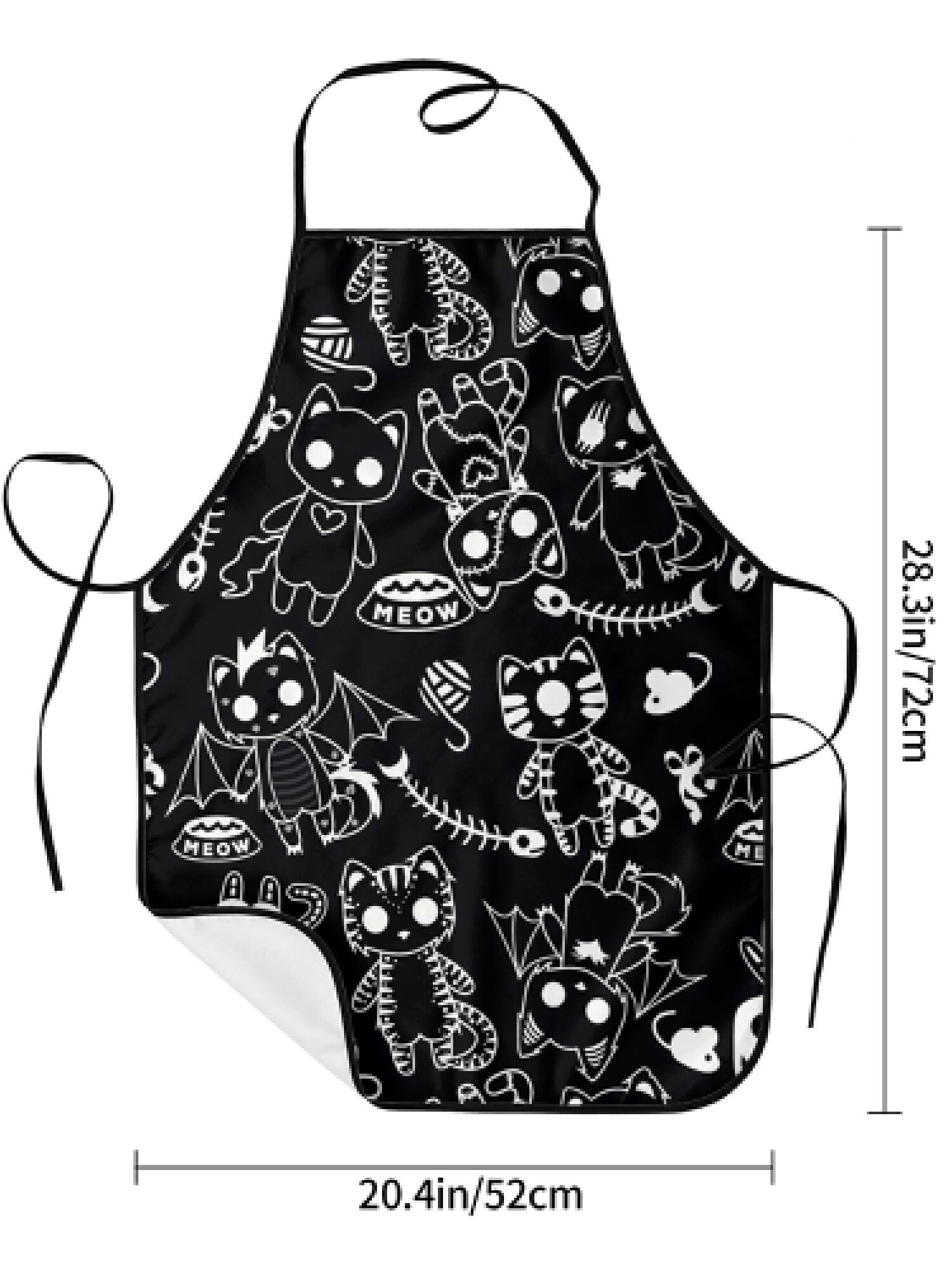 Halloween Cats 1pc Adult Size  - Home Cooking For Cats avaliação e preço