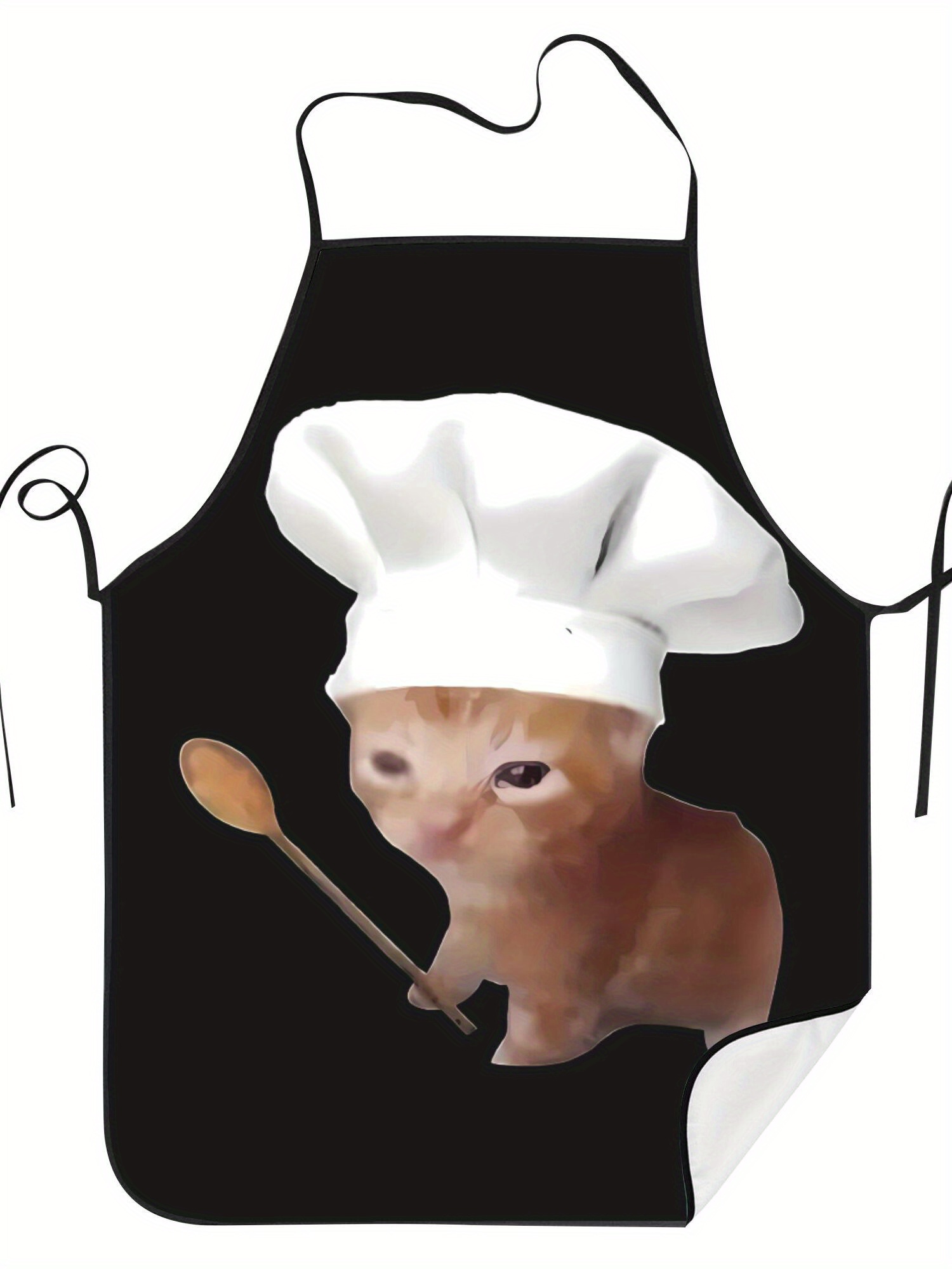 Funny Chef Crying Cat Apron Ki - Home Cooking For Cats avaliação e preço
