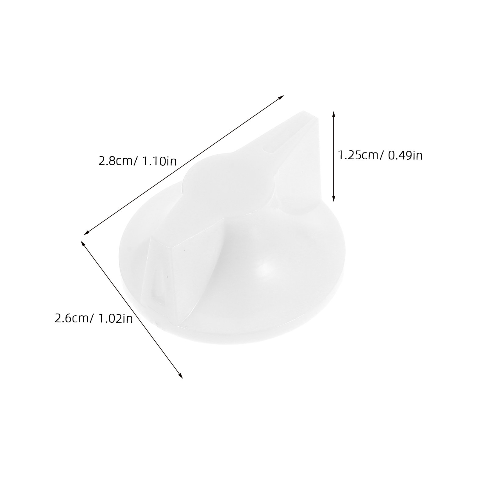 2Pcs Timer Switch Knobs White  - Home Cooking Heater avaliação e preço