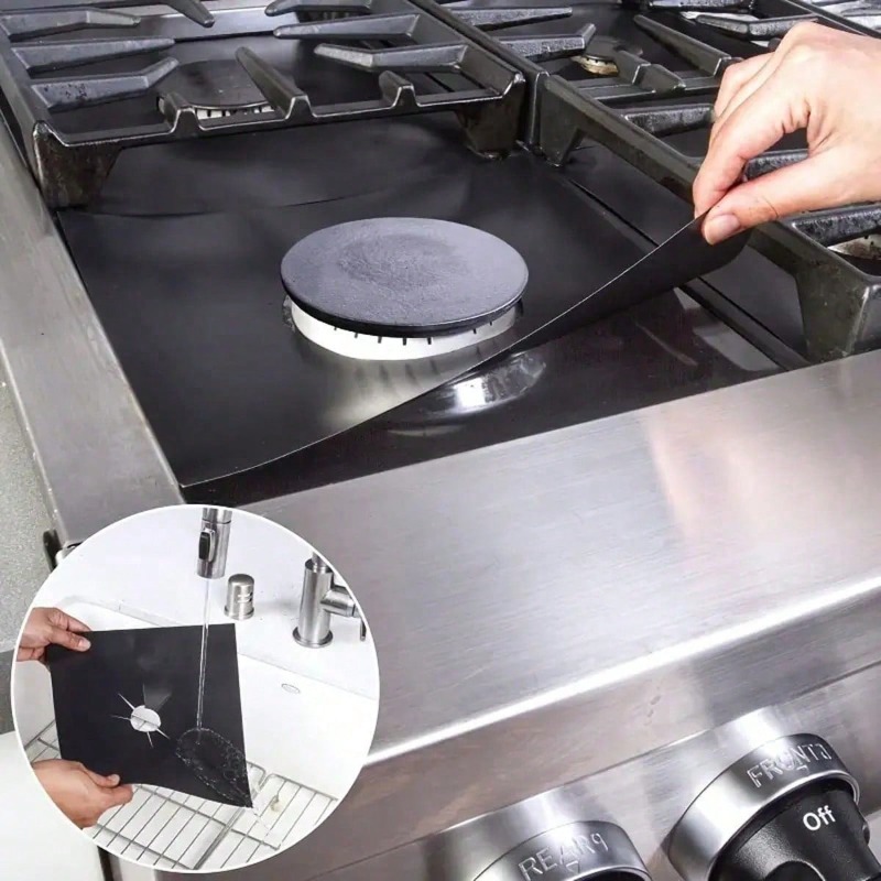 2/4/6/8 Pcs Gas Stove Protecto - Home Cooking Gas Stove avaliação e preço