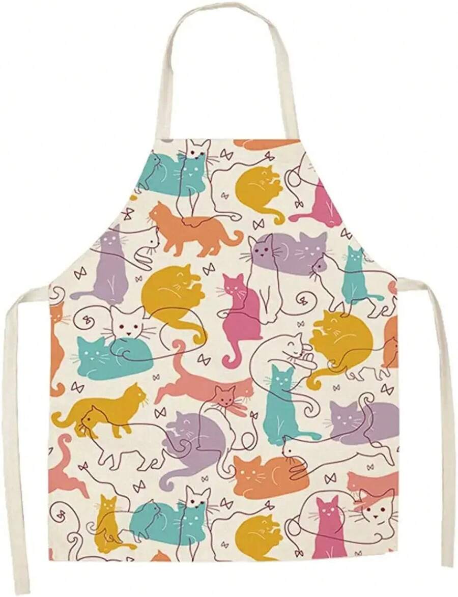 Cute Colorful Cats Pattern Kit - Home Cooking For Cats avaliação e preço