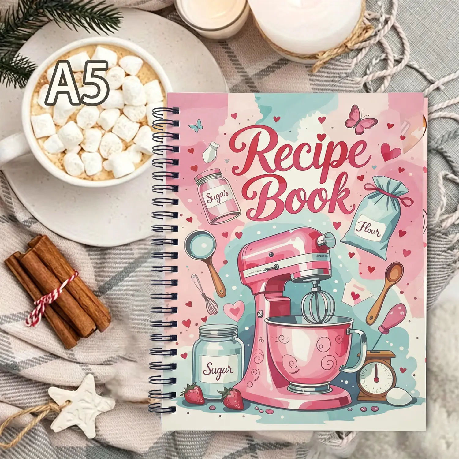 A5 Family Cookbook Recipe Note - Home Cooking Cookbook avaliação e preço